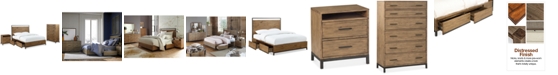 Furniture Gatlin Storage California King Platform Bedroom Furniture, 3-Pc. Set (California King Bed, Chest & Nightstand), Created for Macy's